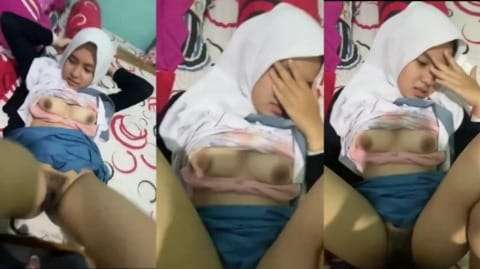 Bokep SMA Gadis Kerudung Ngentot Lemes Keenakan
