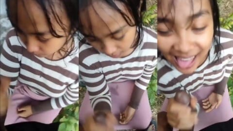 Bokep SMP Pasangan dari Bali Nyepong Ayang di Luar Ruangan