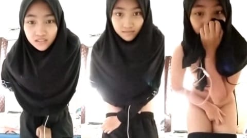 Bokep VCS Aisyah SMP Malay Jilbab Hitam Colmek Malu-Malu