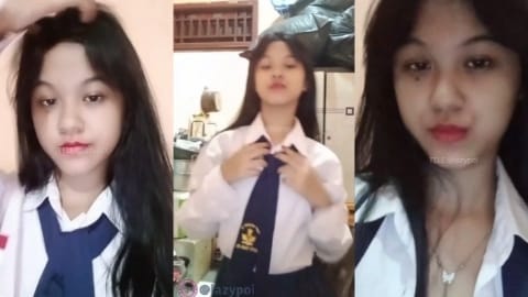 Bokep SMP Caroline Cantik Masih Pake Seragam Bikin Sange