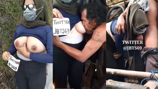 Bokep Indo Tante Hijab Tobrut Kocok dan Sepong Kontol Orang Gila